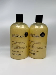 [2 pack]  philosophy Iced Mint Lemonade 16 oz - Picture 1 of 3