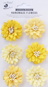 Flores de papel Little Birdie Astra 6/paquete - sol - CR92216 - Imagen 1 de 1