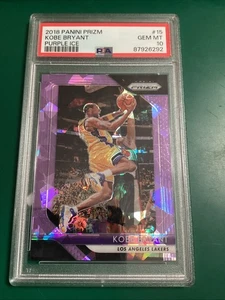 Kobe Bryant /149 Purple Ice PSA 10 GEM MINT 2018 Panini Prizm SSP #15 6292 - Picture 1 of 5