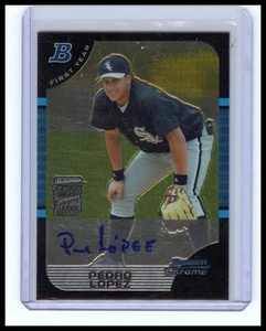 2005 Bowman Chrome #346 Pedro Lopez Autograph - Picture 1 of 2
