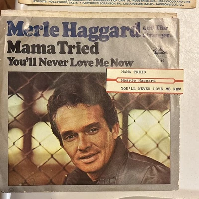 Vintage 45 RPM Juke Box Beatles/Merle Haggard - Image 1 of 4