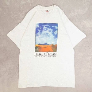Camiseta Fruit Of The Loom Vintage Años 90 I Have A Dream Gráfica L Para Hombre Gris - Imagen 1 de 7