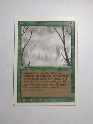 Misprint | Miscut MTG / Magic: The Gathering - 3rd Edition Revised - Fog - Image 1 of 4
