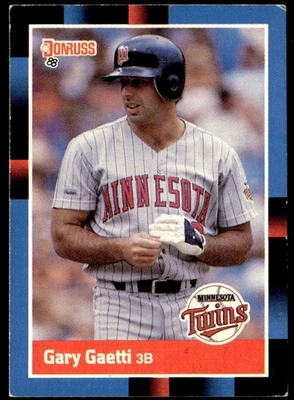1988 Donruss Gary Gaetti Minnesota Twins #194 - Image 1 of 2