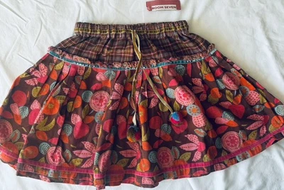 ROOM SEVEN 女孩秋冬花卉裙尺寸 122/6X 全新带标签 — 第 1/3 张图片
