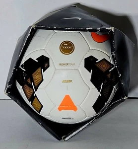 *** Nike Premier Team NFHS Fußball/Football (Größe: 4) weiß/orange/schwarz*** - Bild 1 von 2