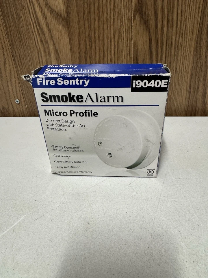 Alarma de Humo Fire Sentry i9040E - Nueva Caja Abierta - Micro Perfil - 9V Foto 1 de 4