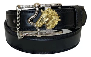 KIDS Mexican Horse Head Caballo Charro Cowboy Belt Buckle Vaquero Made In Mexico - Picture 1 of 4