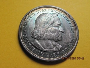 1892 COLUMBIAN EXPOSITION COMMEMORATIVE GEM BU TONED - Picture 1 of 2