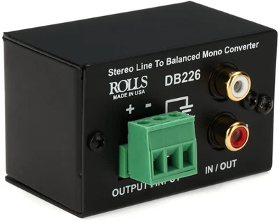 Rolls DB226 Stereo Line to Balanced Mono Converter - Image 1 of 4