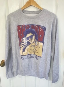 Rad Dad Buckle Medium Graphic Print Crewneck Sweatshirt 90’s Style Mullet Funny - Picture 1 of 6