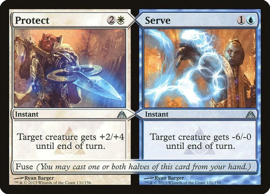 Magic the Gathering MTG Protect / Serve Dragon's Maze DGM 131/156 Uncommon NM/M - Image 1 of 2