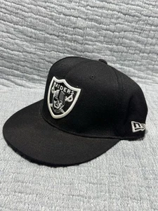 Oakland Las Vegas Raiders New Era 950 Snapback Hat Black NFL Vintage Collection - Afbeelding 1 van 6