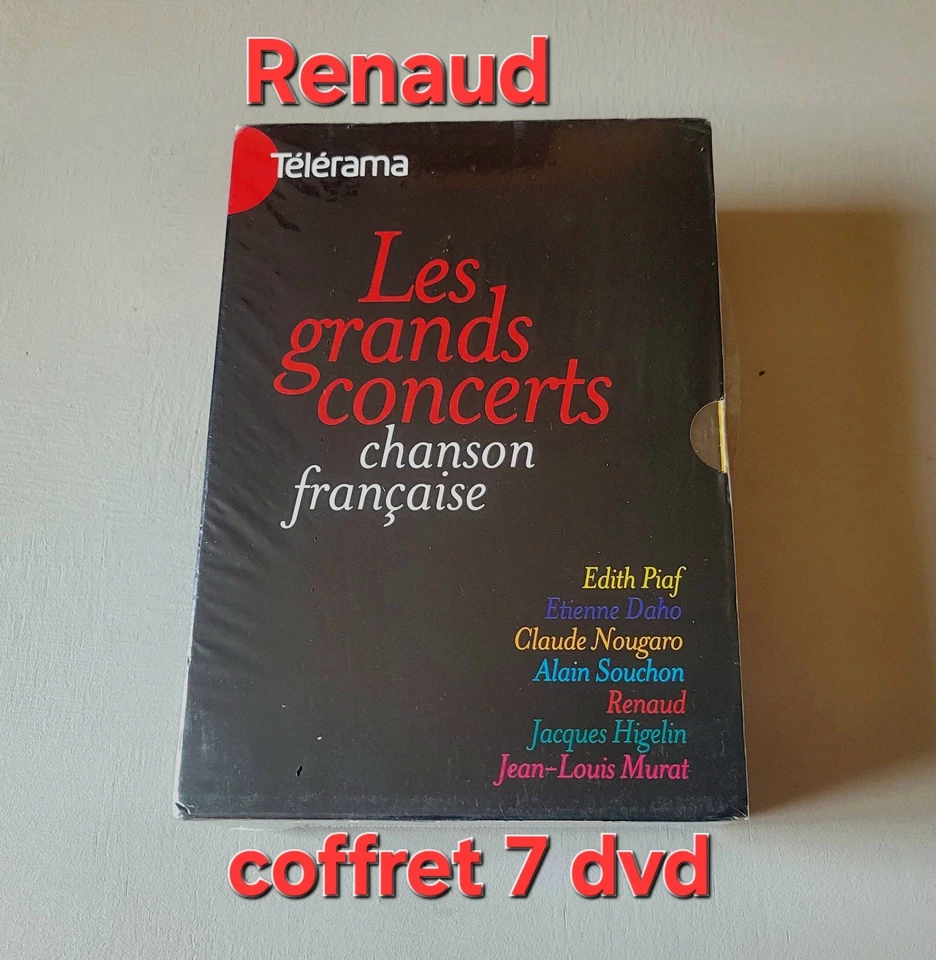 Renaud Rare Coffret Télérama Émi Music 7 DVD 2008 - Photo 1/4
