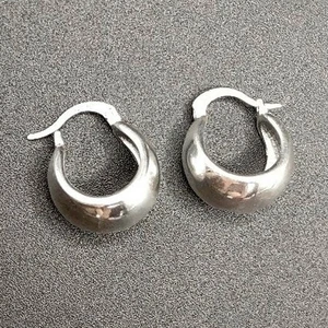 925 Sterling Silber Creolen Bohemian Reflektierender Stil Damen Geburtstag NEU - Bild 1 von 4