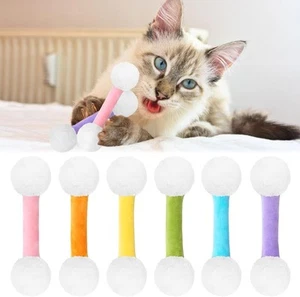 Q Tip Cat Toy,Catnip Toys Soft Plush Kick Toy - Interactive Kitten Kick Stick - Picture 1 of 12