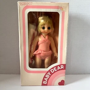 Vintage Playmates Toys BABY DEAR 24061 Baby Doll Blinking Eyes NIB - Picture 1 of 10
