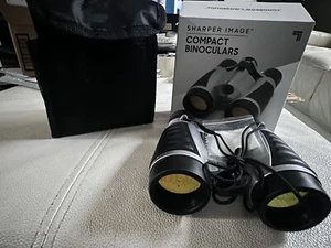 Sharper Image Compact Binoculars RubyCoated Glare-Free Optics w/Strap & Case - Picture 1 of 4
