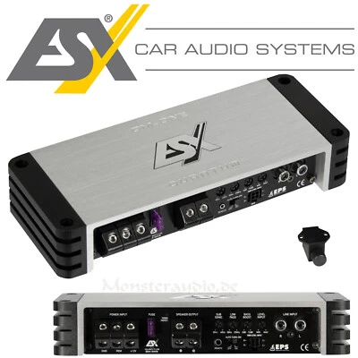 ESX QM-ONE digitaler Verstärker 1-Kanal 360 Watt Auto Endstufe klein Quantum - Bild 1 von 2