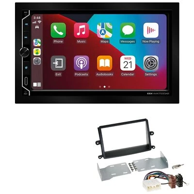 ESX Autoradio Apple CarPlay WiFi für Mitsubishi L 200 / Triton 2006-2015 schwarz - Bild 1 von 4