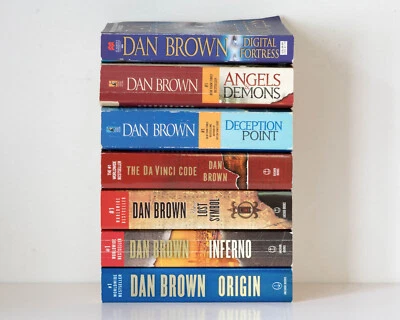 Dan Brown ROBERT LANGDON Complete Series Lot of 7 (#1-7) Set Books Da Vinci Code - Image 1 of 4