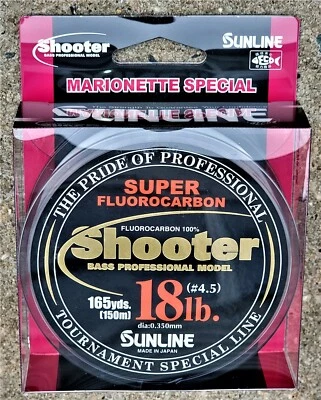 Sunline Shooter Fluorocarbono - Marioneta Cualquier LB Prueba 150 Metros Líneas de Pesca Foto 1 de 4