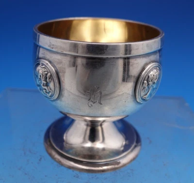 Medallion от Gorham чистое серебро соль погружение золото промытый 2 1/4 «x 2 1/8» (#8153) - Изображение 1 из 4