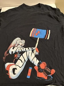 T-shirt Harley Quinn nera taglia grande - Foto 1 di 3