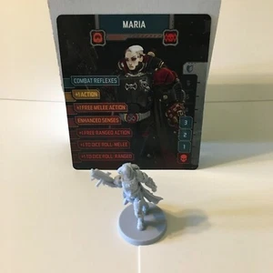 Zombicide: Invader Survivor Maria Miniaturfigur & Karte - Bild 1 von 7