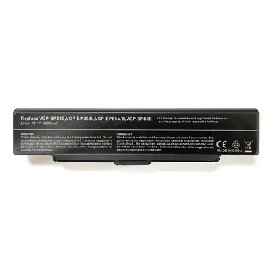Battery for Sony VAIO VGN-NR VGN-SZ VGP-BPS9/B VGP-BPS10 VGP-BPS9A/B VGP-BPS9B - Image 1 of 3
