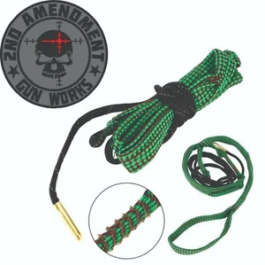 Limpiador de cañón serpiente pistola de cuerda 9 mm calibre .357 .38 .380 pistola rifle 2AGW - Imagen 1 de 4