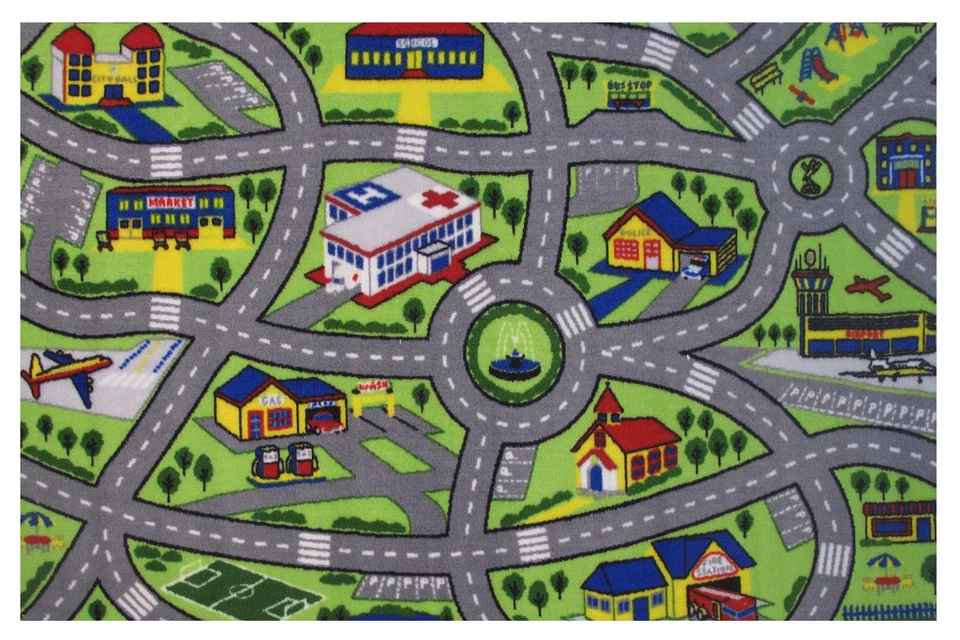 Fun Rugs Driving Fun FT-171-3958 DESIGN AREA RUG 39" X 58" RUG SHIPS FAST - Image 1 of 1