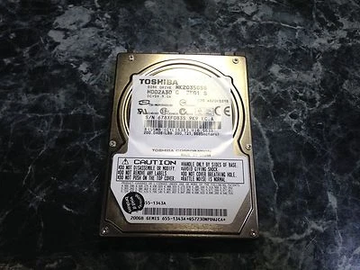 Toshiba MK2035GSS HDD2A30 Q ZK01 T Apple 655-1343A 200gb SATA 2.5" Hard Drive - Image 1 of 3