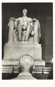 Postal Burt Glinn fotógrafo Nikita Jrushchov en Lincoln Memorial 1959 como nuevo - Imagen 1 de 1