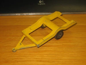 VINTAGE TOOTSIE TOY YELLOW METAL TRAILER 4.5" P10336 - Picture 1 of 6