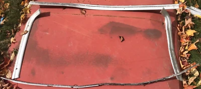 Vintage 1966 Ford Galaxie 500 7 Litre Back Window Inner Trim Chrome - ORIGINAL - Image 1 of 4