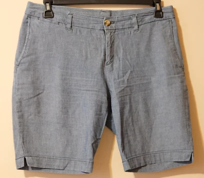 Bermudas para mujer Faded Glory talla 8 grises elásticas ligeras #p58-90 Foto 1 de 4