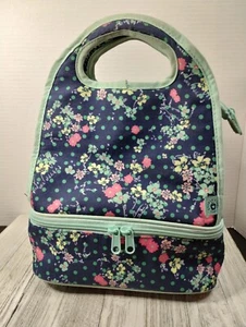 Double Dutch Club Floral Lunch Bag, 2 Compartments - Picture 1 of 2
