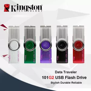 Kingston DT101 USB 2.0 Flash Drive Memory Stick 2GB 4GB 8GB 16GB 32GB 64GB 128GB - Picture 1 of 12