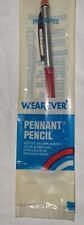 Vintage Wearever Pennant Pencil w/Extra Lead in Cap Red/Silver