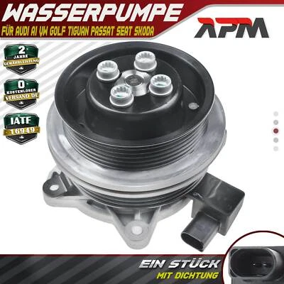 Wasserpumpe für Audi A1 VW Golf V Tiguan Passat Polo Seat Ibiza Skoda 1.4 Benzin - Bild 1 von 4