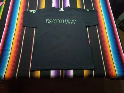 Camiseta Zombie Fest 5 Psychobilly Talla M Pecho 18 Largo 24.5 Foto 1 de 4