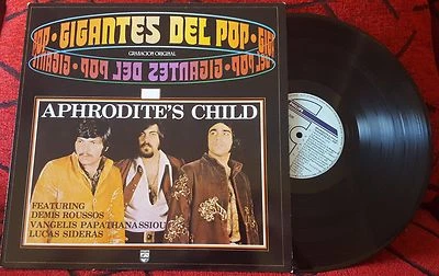 APHRODITE'S CHILD *Gigantes Del Pop* RARE 1988 Spain LP DEMIS ROUSSOS Vangelis - Image 1 of 4