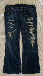 Jeans True Religion taglio stivaletto effetto invecchiato (donna taglia 28) - Foto 1 di 7