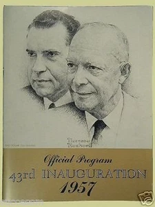 1957 Dwight Eisenhower Official Inauguration Program - Picture 1 of 1