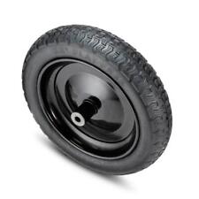 Gorilla Wheelbarrow Tire 16 in. Flat Free Universal Heavy-Duty Metal Bushings