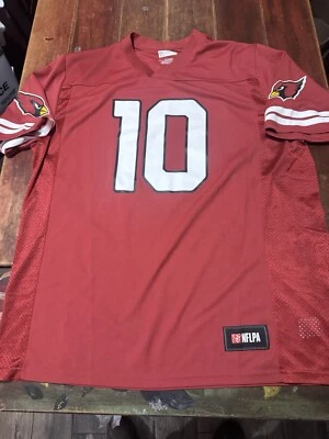 NFL Arizona Cardinals Camiseta Roja Para Hombre Hopkins #10 Talla XL Bonita NFL Foto 1 de 4