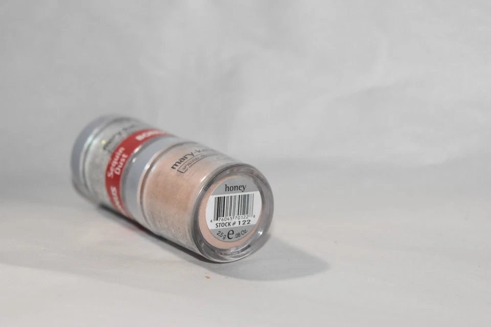 2X Mary Kate & Ashley Lentejuelas Polvo Brillo Dorado Miel Sellado Foto 1 de 2