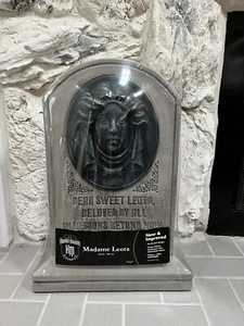 Disney Haunted Mansion Madame Leota Tombstone -Spirit Halloween RARE ✅✅ - Picture 1 of 7