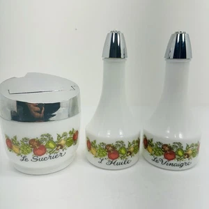 Vintage Gemco Öl und Essig Kruzifix mit Zuckerspender - Bild 1 von 9